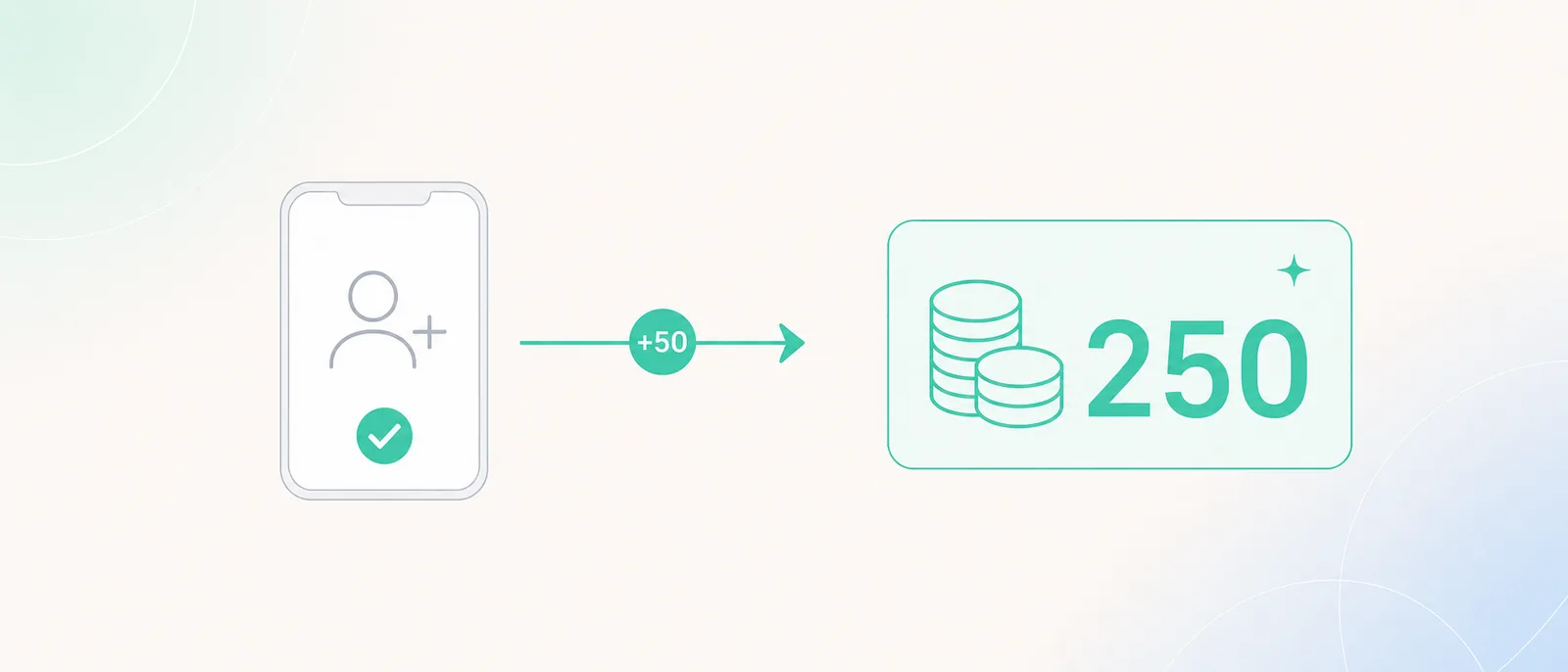 Referral rewards: earn credits for new users