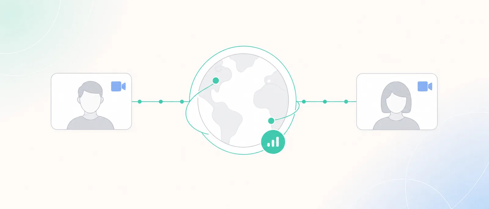 Global network adaptation for stable interviews